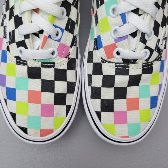 Vans X MoMA Womens ComfyCush Era Skate Sneakers Shoes Checker Size 5 - Picture 6 of 11